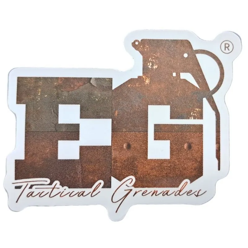 ENOLA GAYE - stickers eg grenade - Rouille