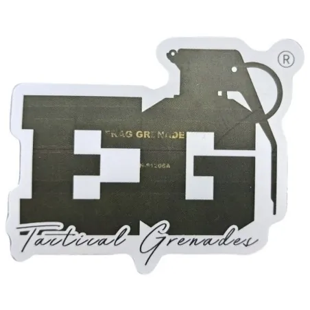 Sticker Enola Gaye Eg Grenade Noir