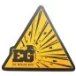 ENOLA GAYE - stickers triangle explosion - Jaune