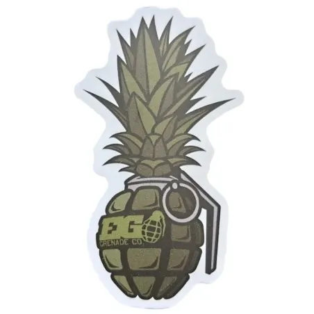 Sticker Enola Gaye Grenade Ananas Grand Vert