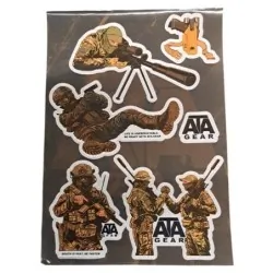 Planche de Stickers Ata gear
