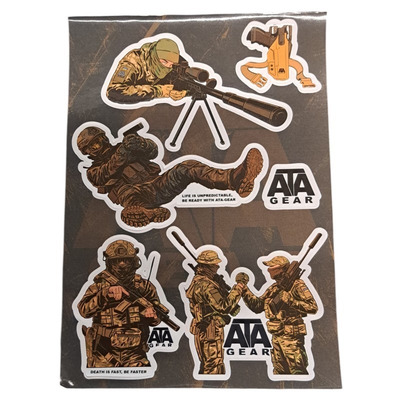 Ata gear - Planche de stickers