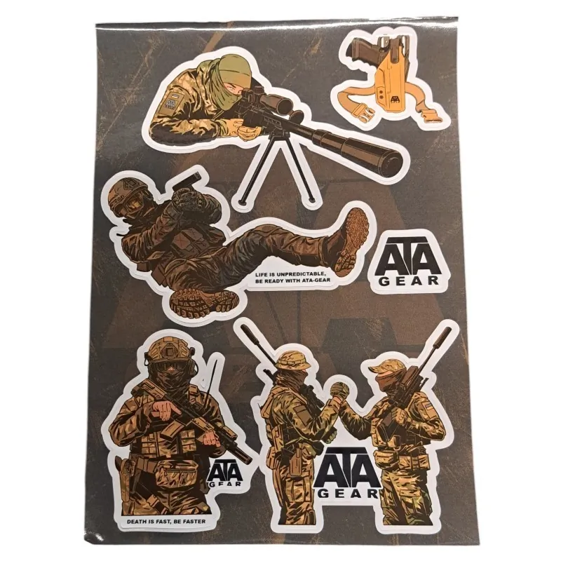 Planche de Stickers Ata gear Planche de Stickers Ata gear