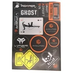 Planche de Stickers Evolution international