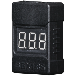 TACTICAL OPS - Testeur de batteries renforce - Noir