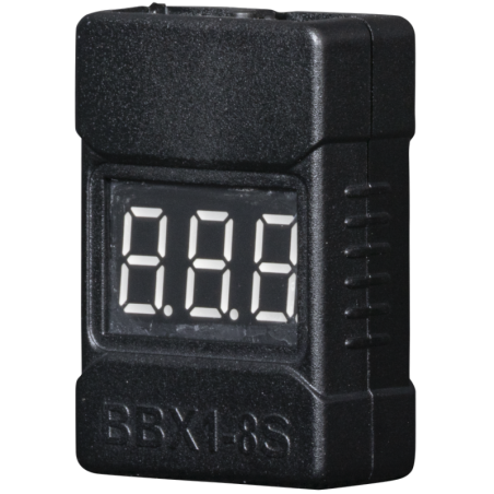 TACTICAL OPS - Testeur de batteries renforce - Noir