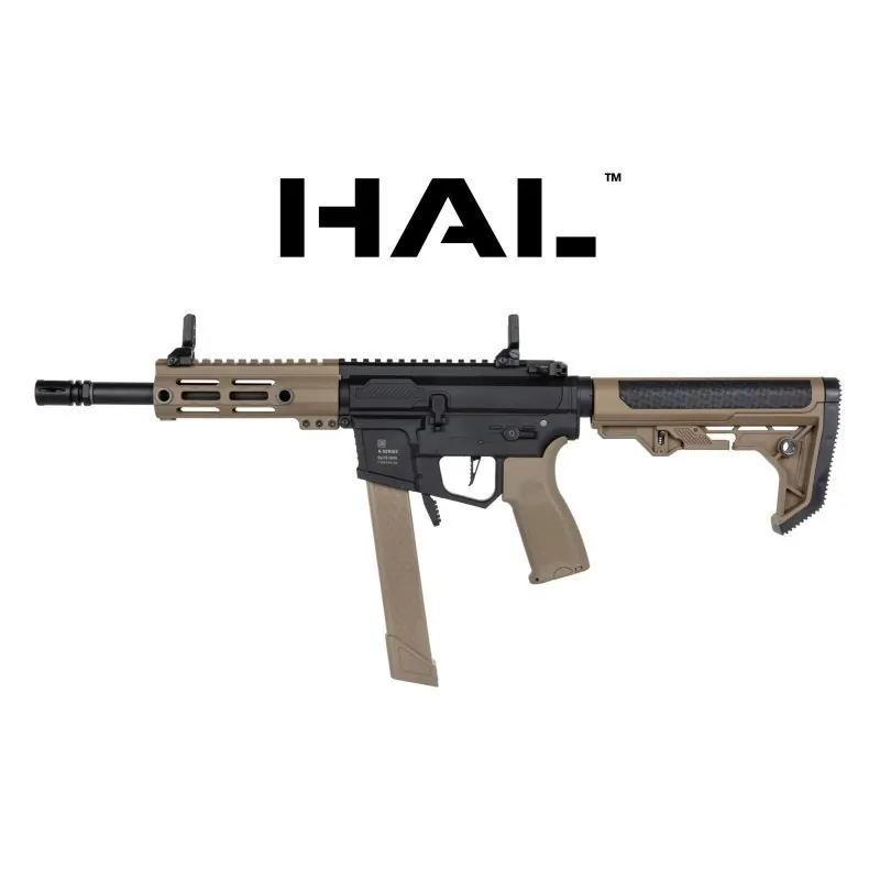 SPECNA ARMS - Réplique AEG Flex SA-FX01 HAL ETU - Noir et Tan
