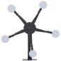TACTICAL OPS - 5 cibles avec support en Etoile - Noir