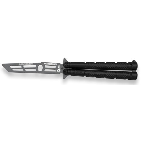 K25 - Couteau d'entrainement de type papillon - Noir