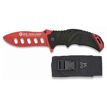 K25 - Couteau d'entrainement pliant - Rouge