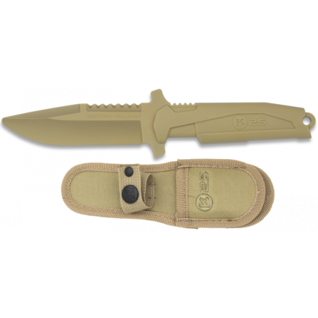 K25 - Couteau entrainement - Tan