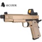 Secutor - Pistolet GBB rudis magna VII Co2 en mallette - Tan
