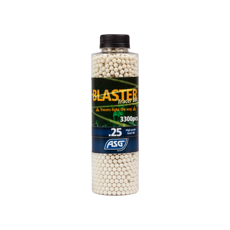 ASG - Billes Biodégradable Traçante Verte Open Blaster 0.25g X 3300 bbs