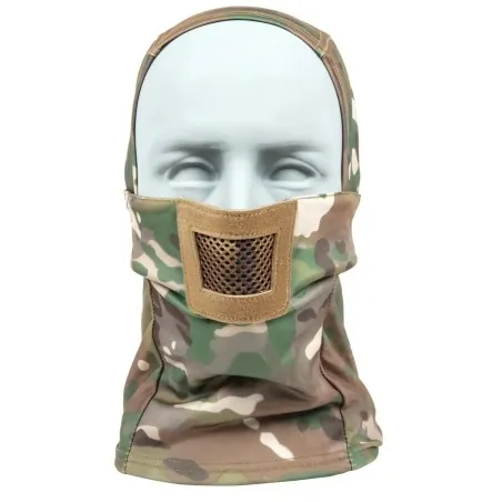 Specna Arms - Cagoule avec grille de protection bouche - Multicam