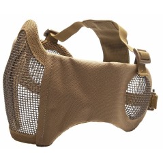 ASG - Masque En Maille Métallique Avec Coussinets De Joues Et Protection Auditive - Tan