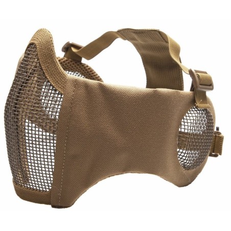 ASG - Masque En Maille Métallique Avec Coussinets De Joues Et Protection Auditive - Tan