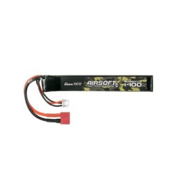 GENS - Batterie Lipo 7.4V 1400mAh 25C - T-Deans - 1 bâton