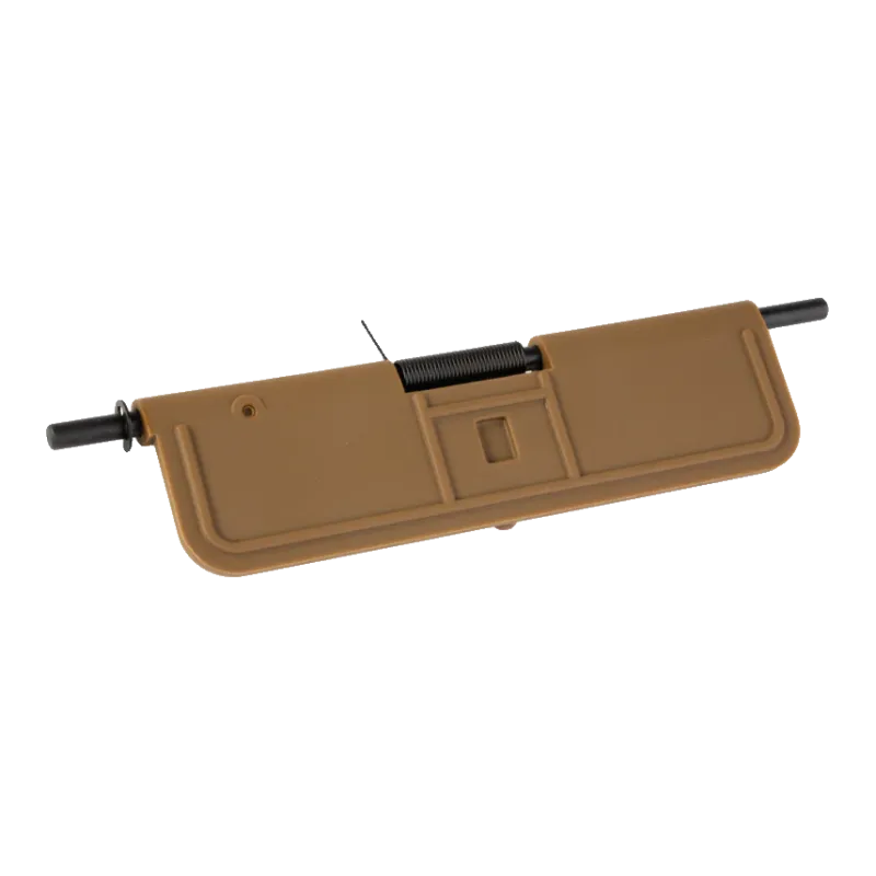 Trappe anti-poussière Umarex HK416 tan, face extérieure avec axe noir
