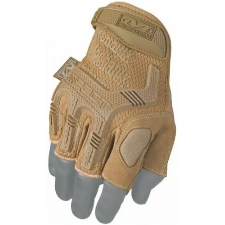 MECHANIX WEAR - Gants Tactiques M-PACT renforcés sans doigt Taille L - Tan