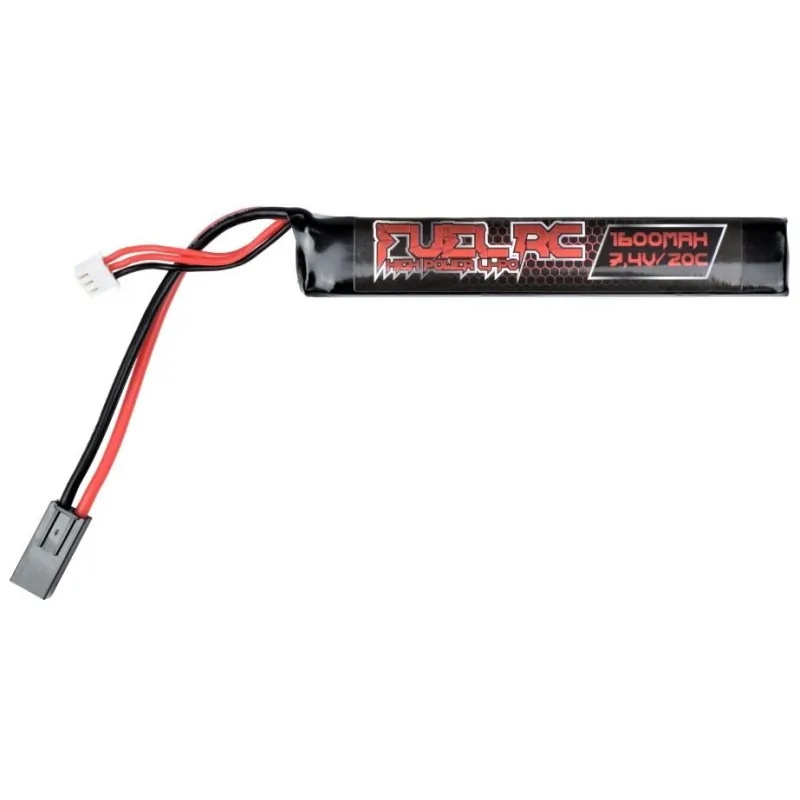 FUEL - Batterie Lipo 7.4V  1600mAh 30C - Tamiya - 1 bâton