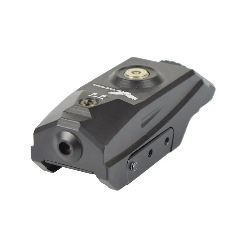 JS-TACTICAL - Laser sur batterie Rouge avec montage pour rail Picatinny - Noir