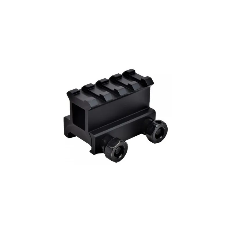 JS-TACTICAL - Rehausse 4 Slots de rail Picatinny - Noir