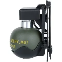 WOSPORT - porte grenade M67 avec grenade d'entrainement - Noir
