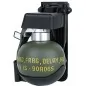 WOSPORT - porte grenade M67 avec grenade d'entrainement - Noir