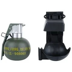 WOSPORT - porte grenade M67 avec grenade d'entrainement - Noir