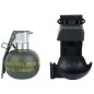 WOSPORT - porte grenade M67 avec grenade d'entrainement - Noir