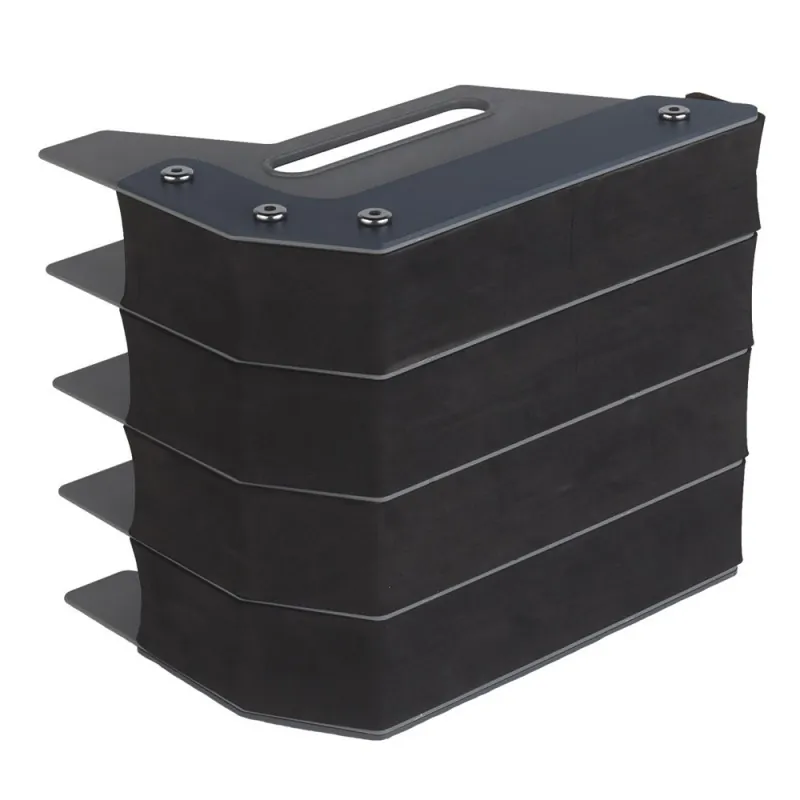 Rack Wosport WO-TG32 pour 4 pistolets, vue de dessous avec mousse de protection