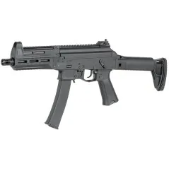 WE06 WELL AEG détail garde-main rail Picatinny et canon externe Noir