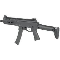 WE06 WELL gros plan ETU programmable gearbox V2 hop-up réglable Noir