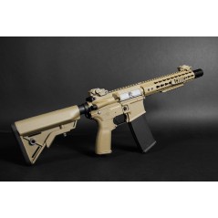 Evolution International - Réplique AEG Recon Superlite 10” Silent Ops Carbontech - Tan
