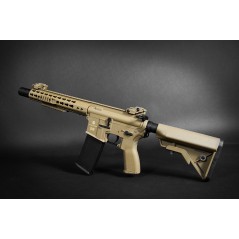 Evolution International - Réplique AEG Recon Superlite 10” Silent Ops Carbontech - Tan