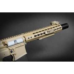 Evolution International - Réplique AEG Recon Superlite 10” Silent Ops Carbontech - Tan