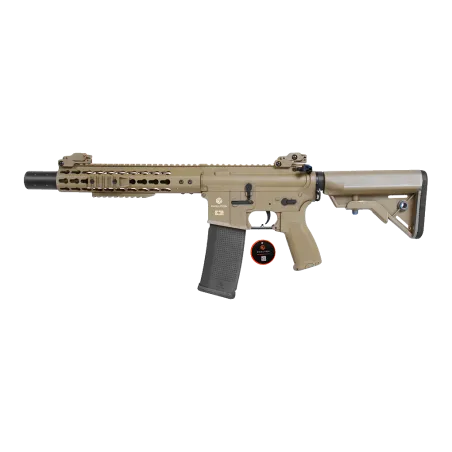 Evolution International - Réplique AEG Recon Superlite 10” Silent Ops Carbontech - Tan