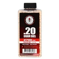 G&G Armament - Billes Biodégradable Traçantes Rouge 0.20g X 2700 bbs