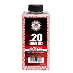 G&G Armament - Billes Biodégradable Traçantes Rouge 0.20g X 2700 bbs