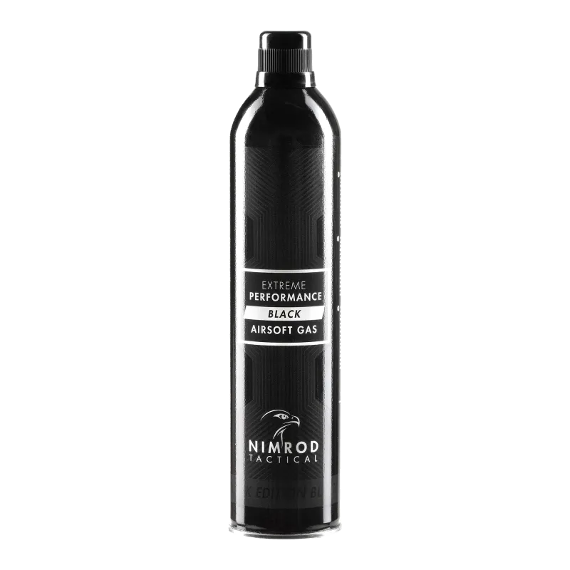 NIMROD TACTICAL - Bouteille de gaz airsoft Black 500 ml - 203 PSI (silicone)