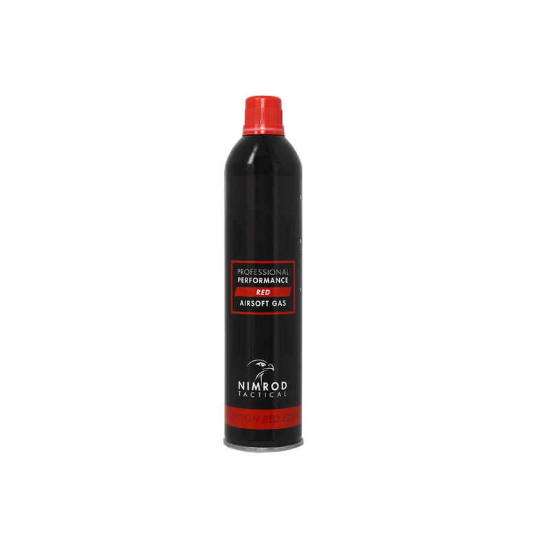 NIMROD TACTICAL - Bouteille de gaz airsoft Red 500ml - 174 PSI (silicone)