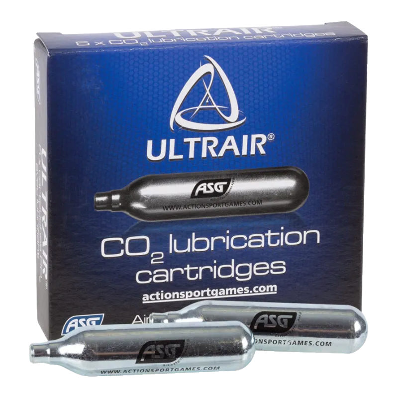 ASG - Cartouches de CO2 12 g X 5 (lubrifiées)