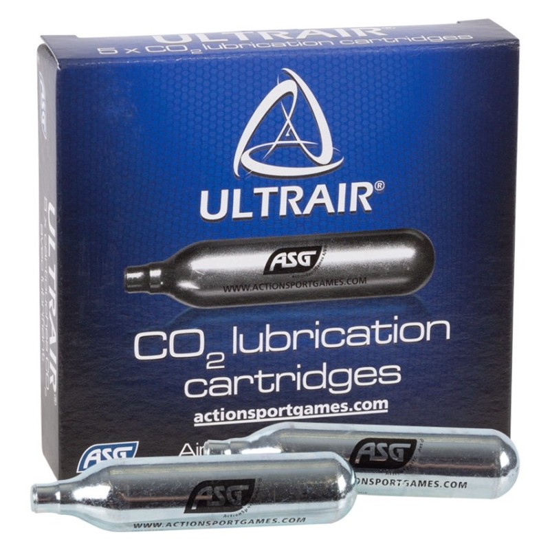 ASG - Cartouches de CO2 12g X 5 (lubrifier)