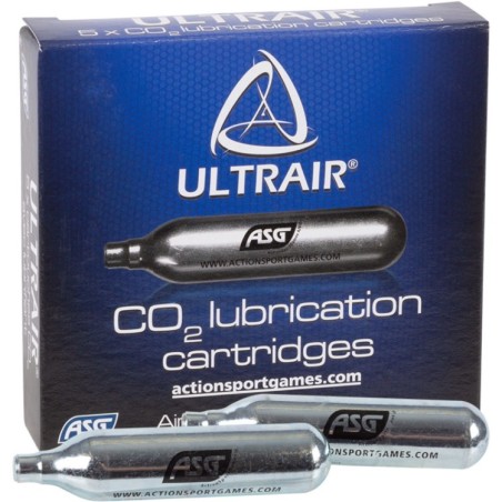 ASG - Cartouches de CO2 12g X 5 (lubrifier)