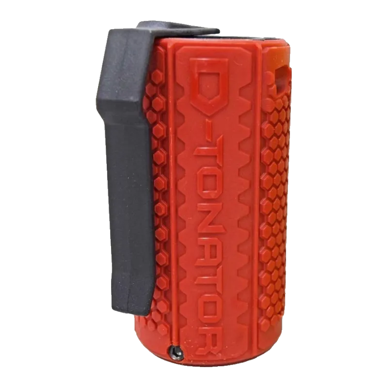 ASG - Grenade à gaz réutilisable D-Tonator 155 billes - Rouge