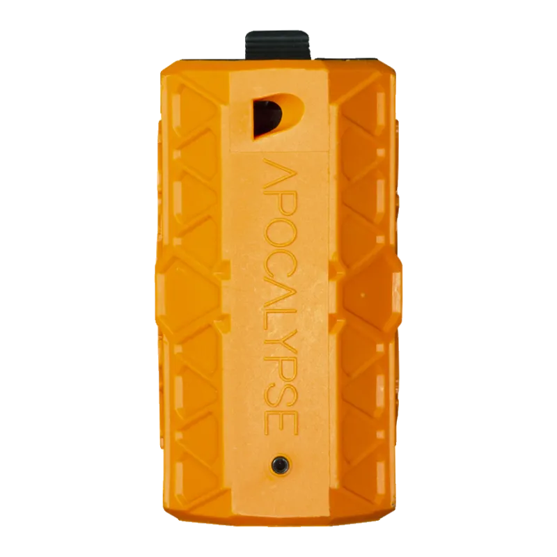 ASG - Grenade à gaz réutilisable Storm Apocalypse 155 billes - Orange