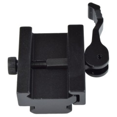 JS-TACTICAL - Réhausse Rail Picatinny QD 3 Slots - Noir