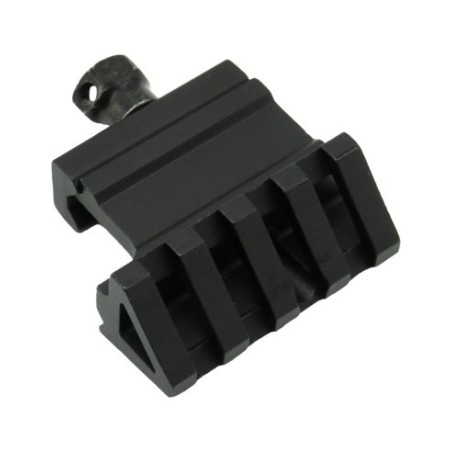 JS-TACTICAL - Rail incliné à 45° - Noir
