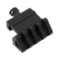 JS-TACTICAL - Rail incliné à 45° - Noir