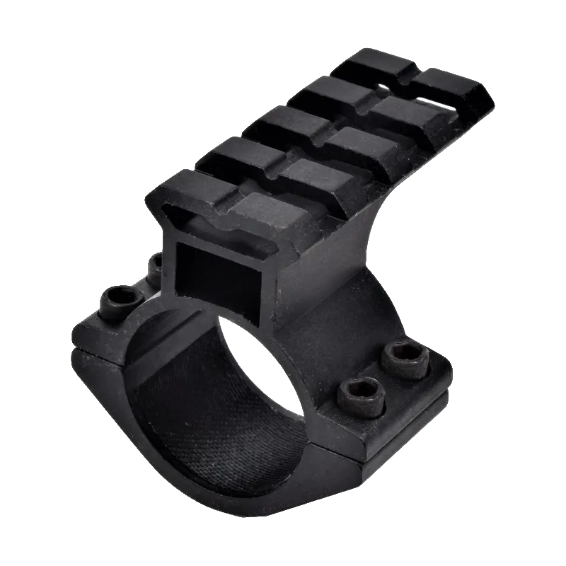 JS-TACTICAL - Rail Weaver pour montage sur tube de 1 pouce (25,4 mm) - Noir